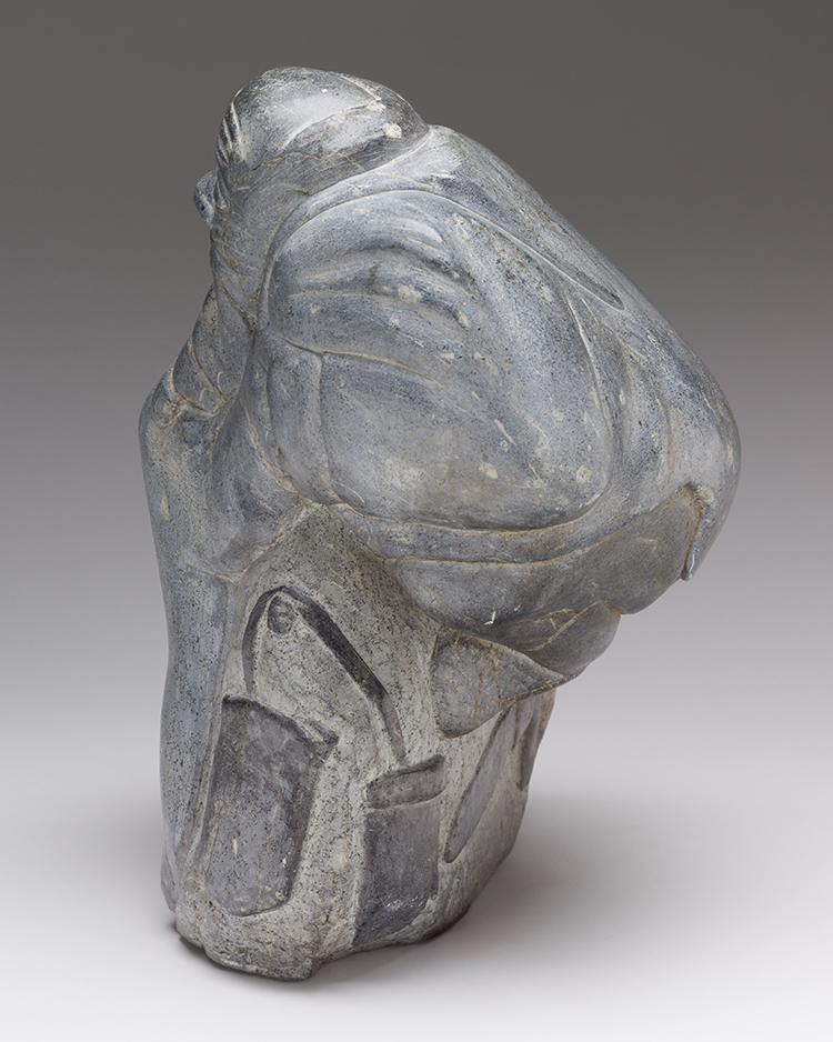 Old Man with Catch par Unidentified Inuit Artist