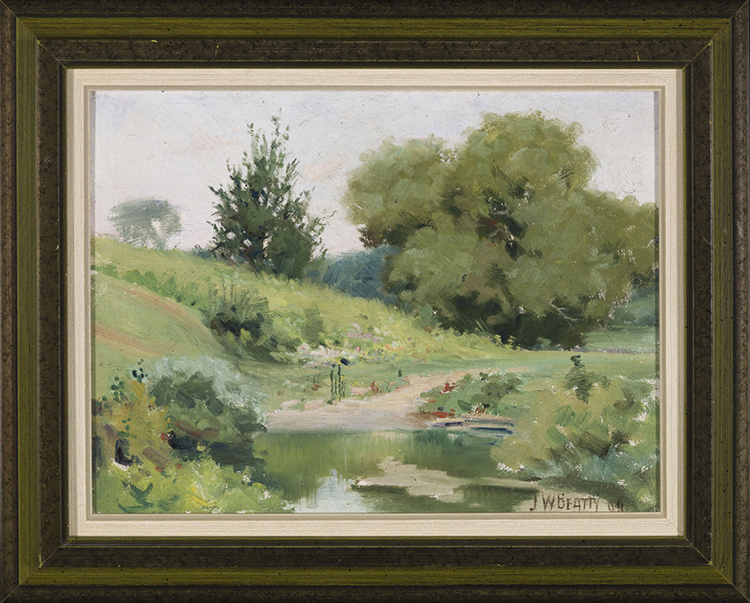 Country Stream by John William (J.W.) Beatty