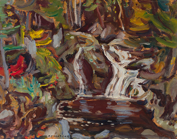 Waterfall, Mile 110, Algoma Central Rwy. by Alexander Young (A.Y.) Jackson