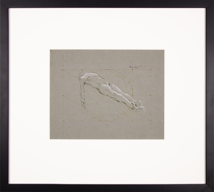 Study for Woman on Diving Board by Alexander Colville