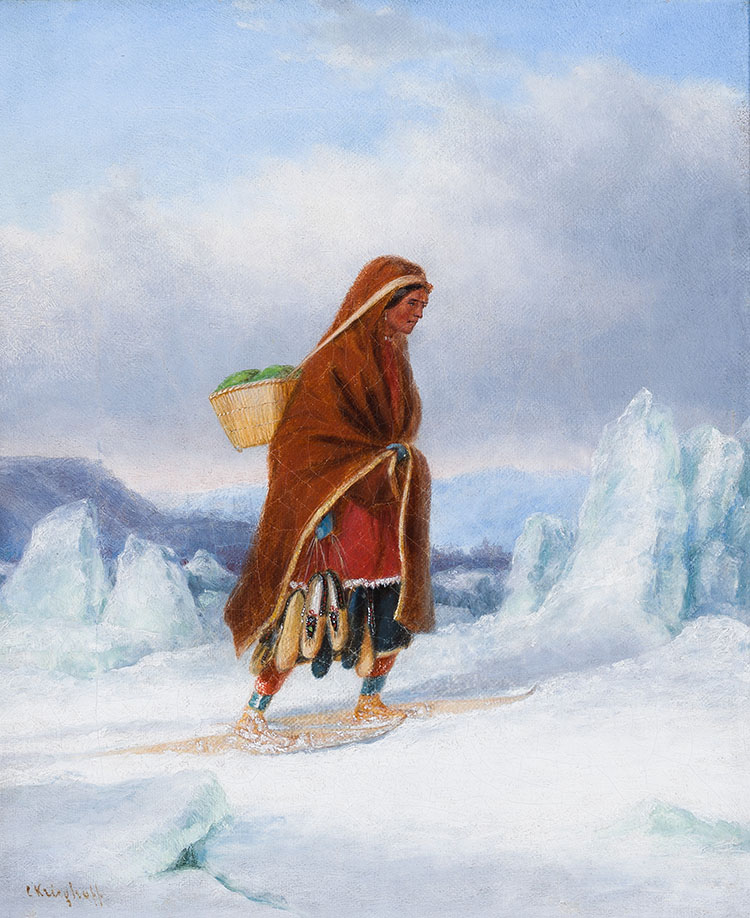 Moccasin Seller by Cornelius David Krieghoff