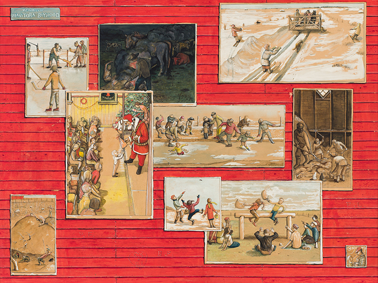 Memories of a Manitoba Boyhood par William Kurelek