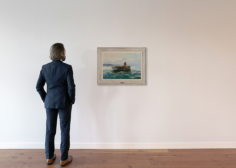 The Lobster Fisherman by Jack Lorimer Gray