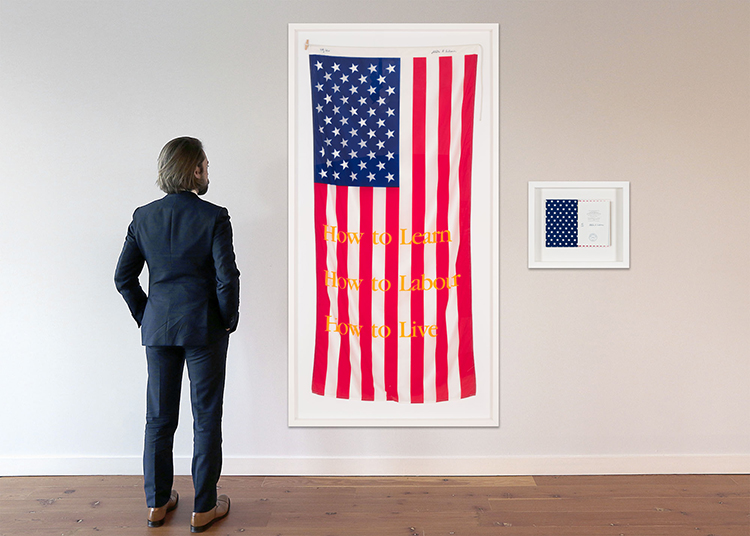 American Flag par Attila Richard Lukacs
