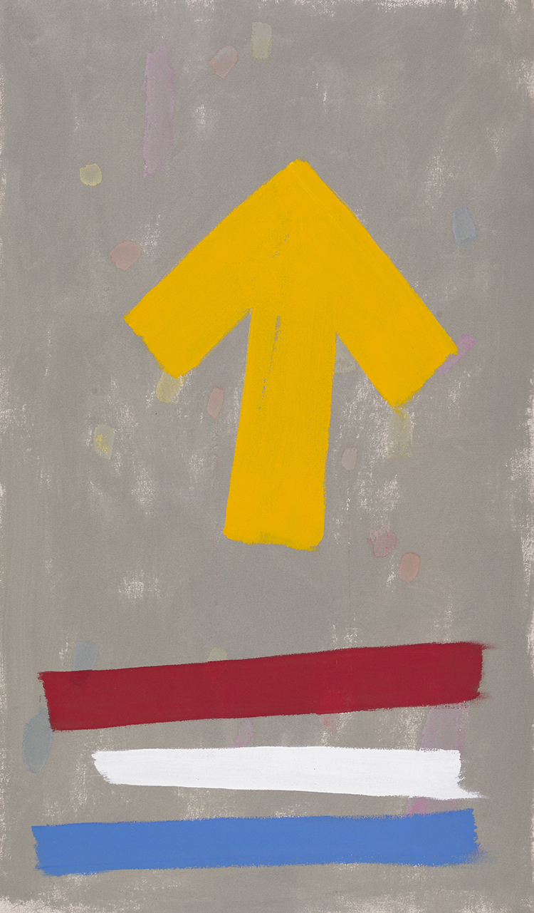 Yellow Road Mark par Jack Hamilton Bush