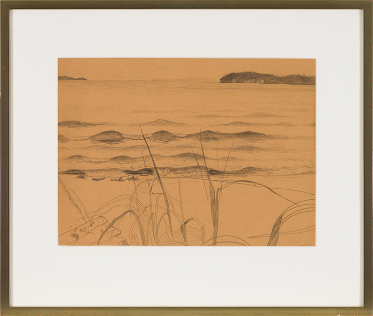 Incoming Tide, Savary Island by Edward John (E.J.) Hughes