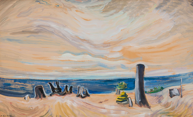 Beach Scene, Strait of Juan de Fuca par Emily Carr