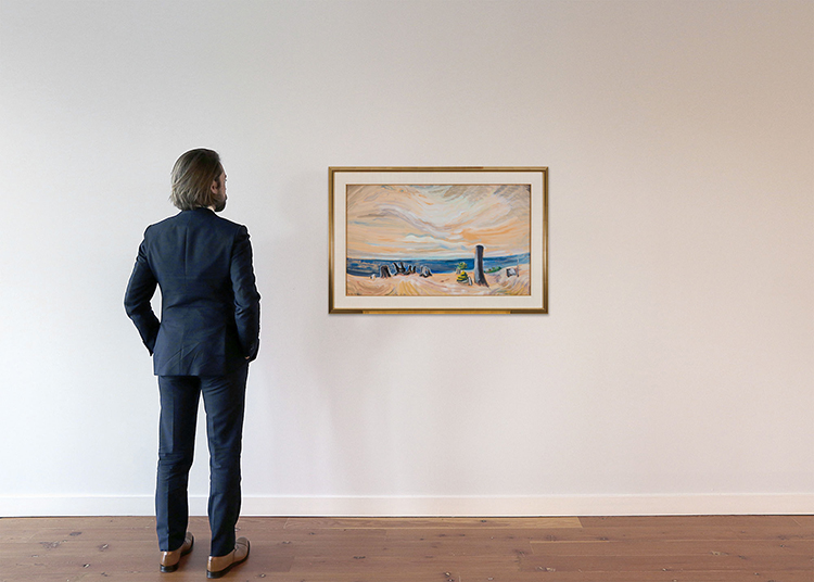 Beach Scene, Strait of Juan de Fuca par Emily Carr