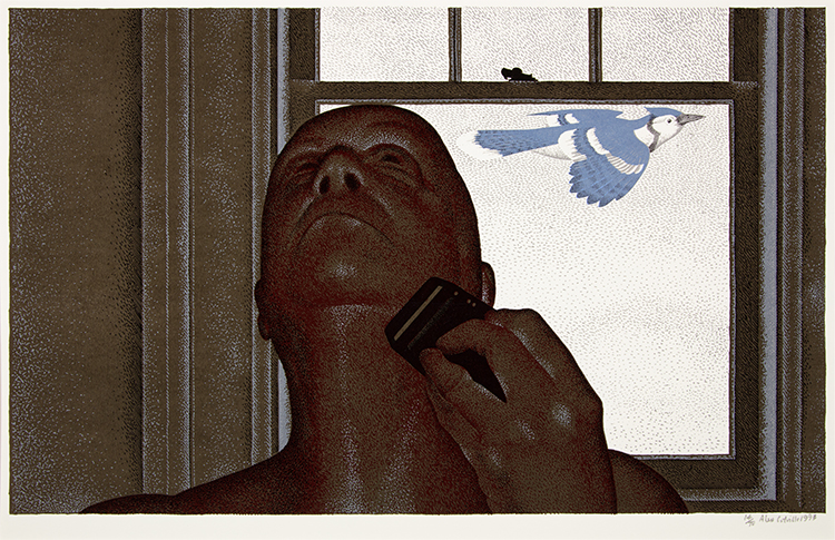 Artist and Blue Jay par Alexander Colville