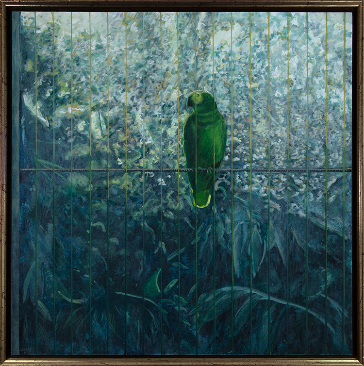Green Parrot par Robert Lemay