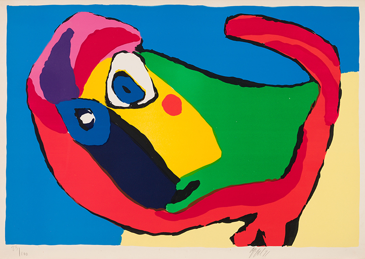 Flying Head par Karel Appel