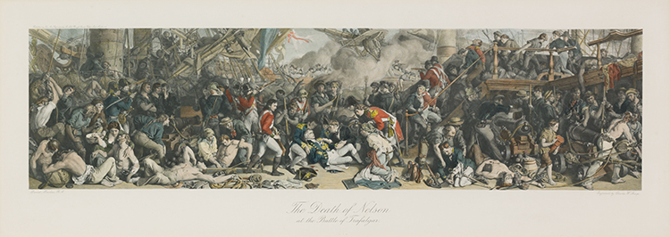 The Death of Nelson at the Battle of Trafalgar par After Daniel Maclise