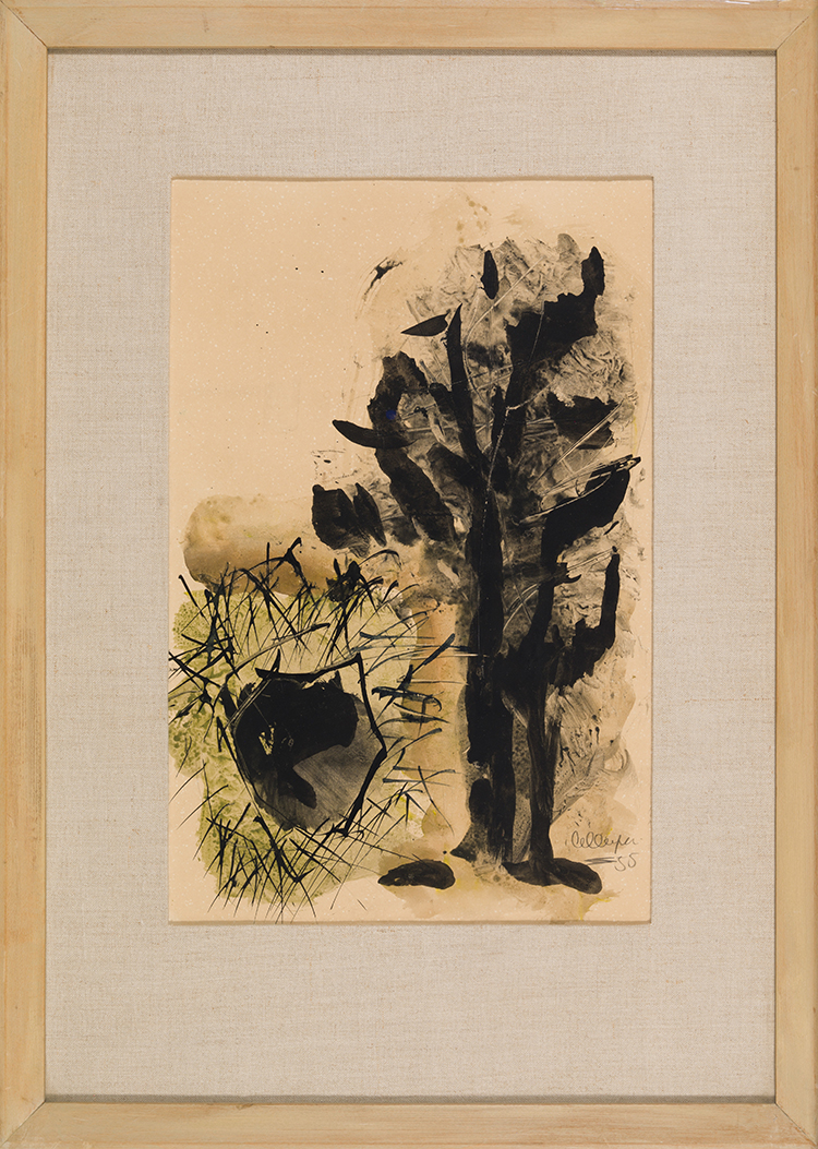Untitled (Tree in Landscape) by George Edmund Alleyn