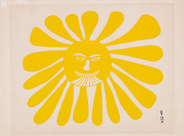 The Woman Who Lives in the Sun par Kenojuak Ashevak