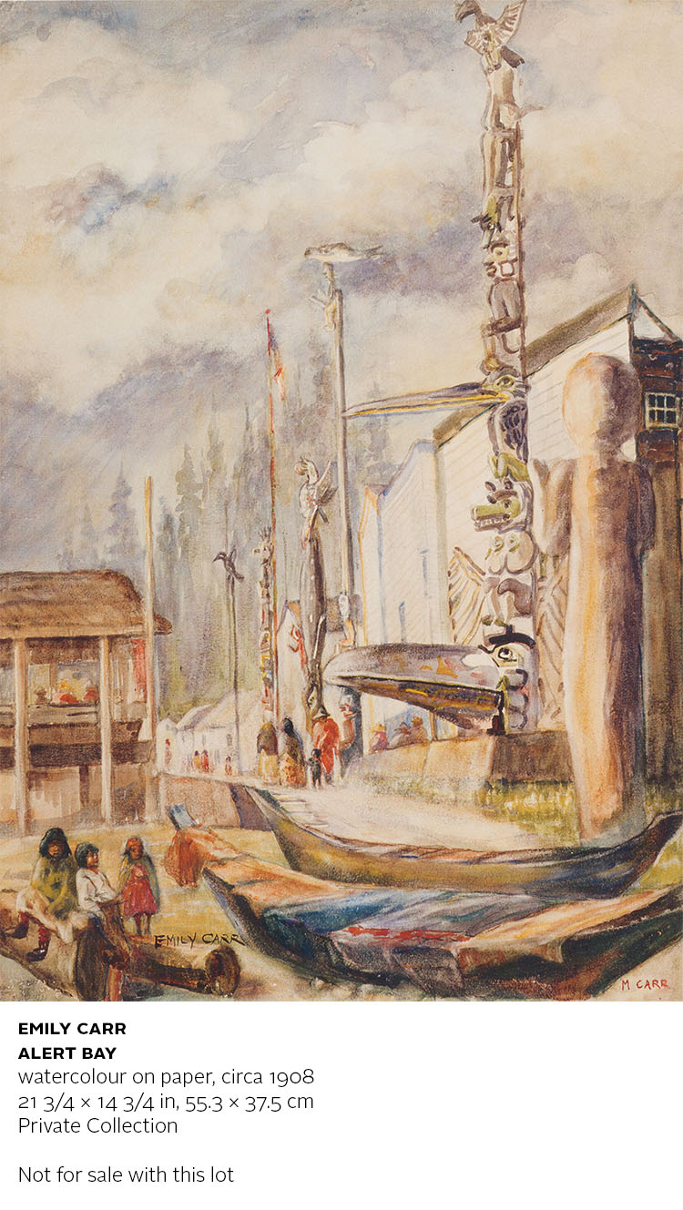 Alert Bay (Indian in Yellow Blanket) by Emily Carr