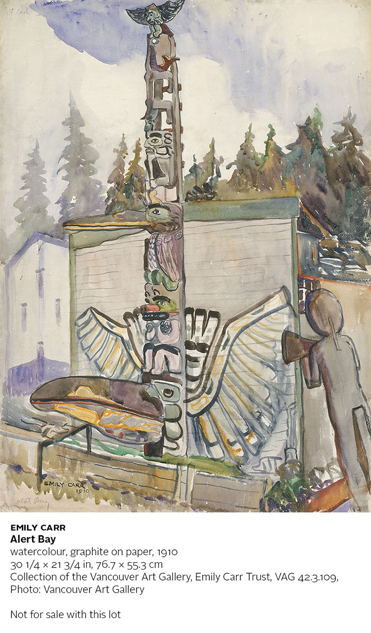 Alert Bay (Indian in Yellow Blanket) by Emily Carr