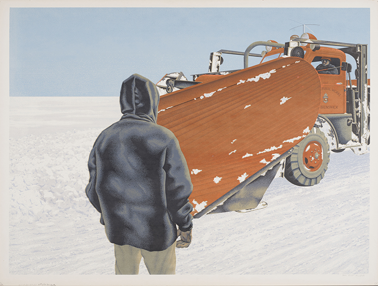 Snowplow par Alexander Colville