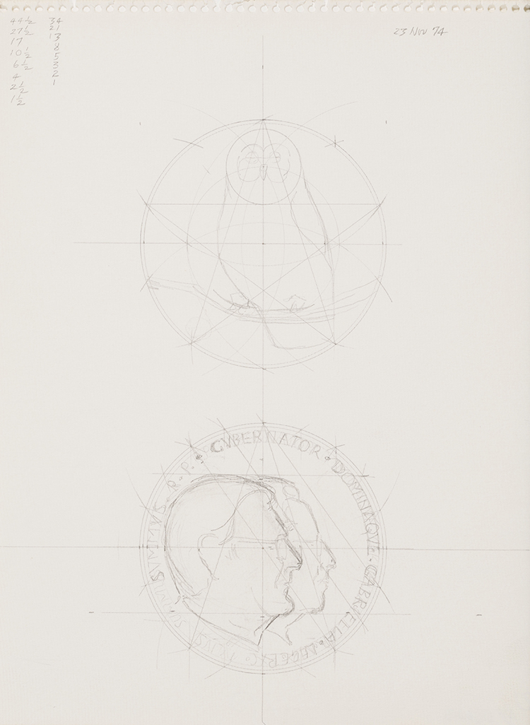 Study for Governor General's Medal (AC00623) par Alexander Colville