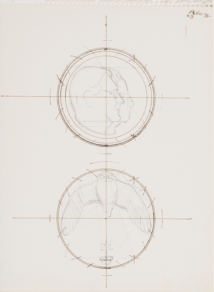 Study for Governor General's Medal (AC00627) by Alexander Colville