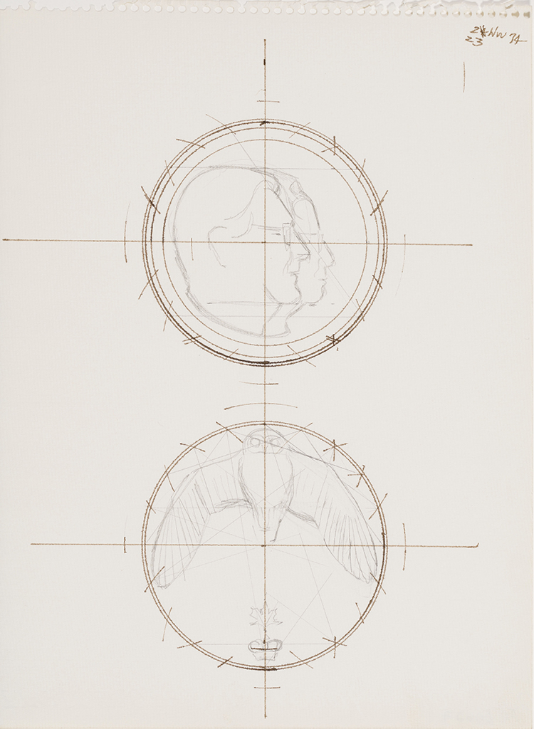 Study for Governor General's Medal (AC00627) par Alexander Colville