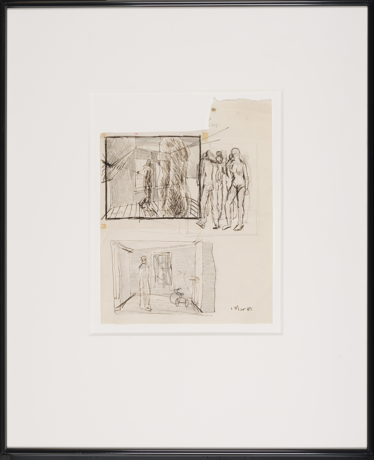 Studies for Nude and Dummy by Alexander Colville