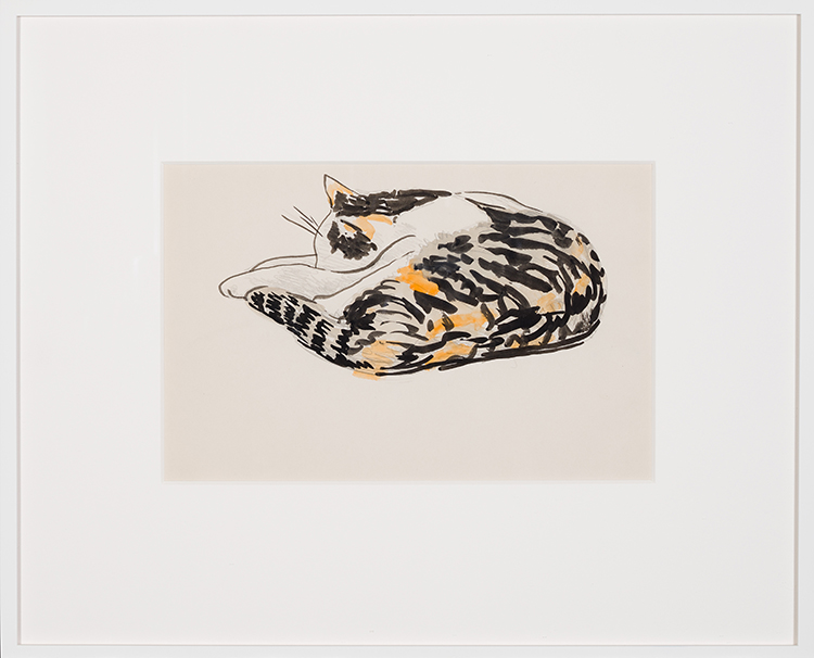 Sleeping Cat (AC00970) by Alexander Colville