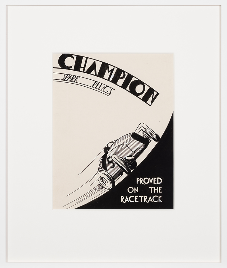 Design for Champion Spark Plugs (AC01085) by Alexander Colville