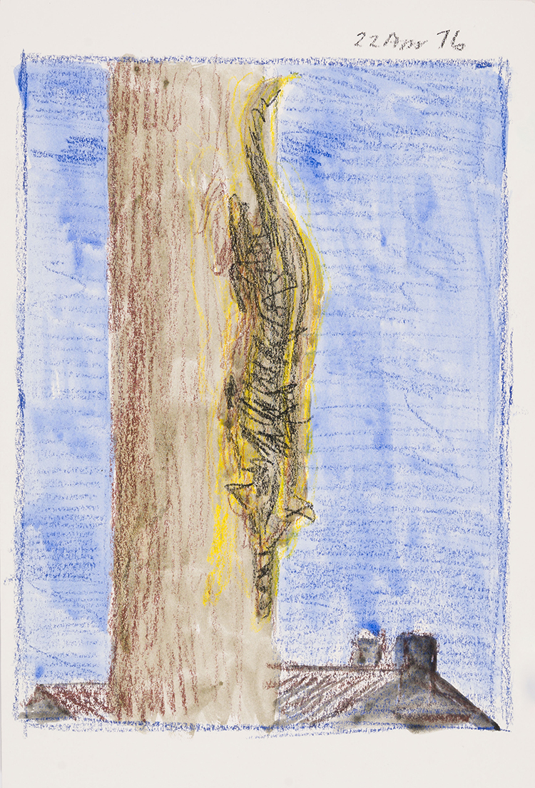 Cat on Pole (AC02522) by Alexander Colville