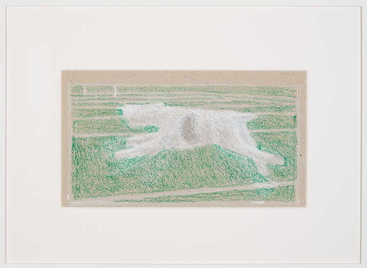 Study for Running Dog (AC02533) by Alexander Colville