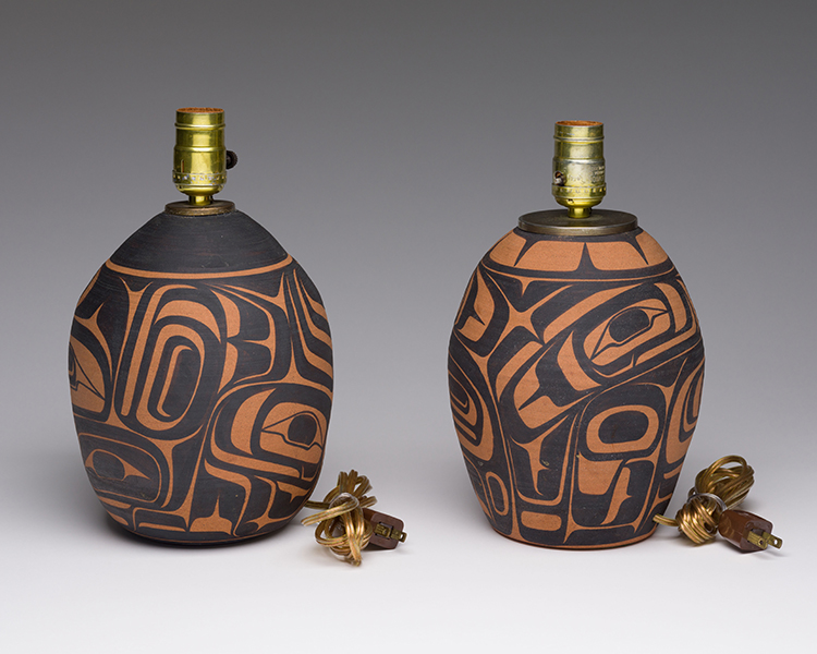 Kwakiutl Lamp Pair by Judith Cranmer