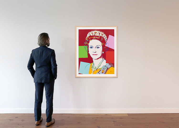 Queen Elizabeth II of the United Kingdom, from Reigning Queens (F.S.II.334) by Andy Warhol