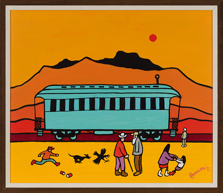 White Pass Carriage - Whitehorse by Ted Harrison