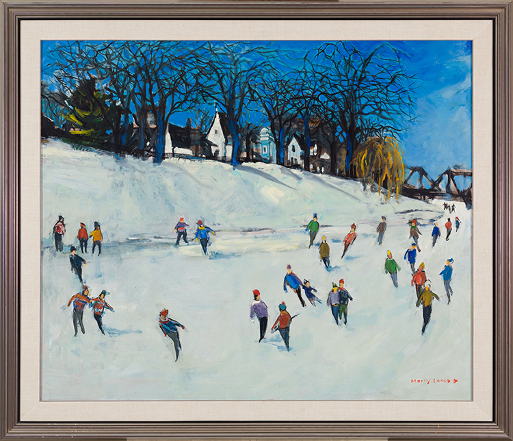 Skaters in Fredericton par Molly Joan Lamb Bobak