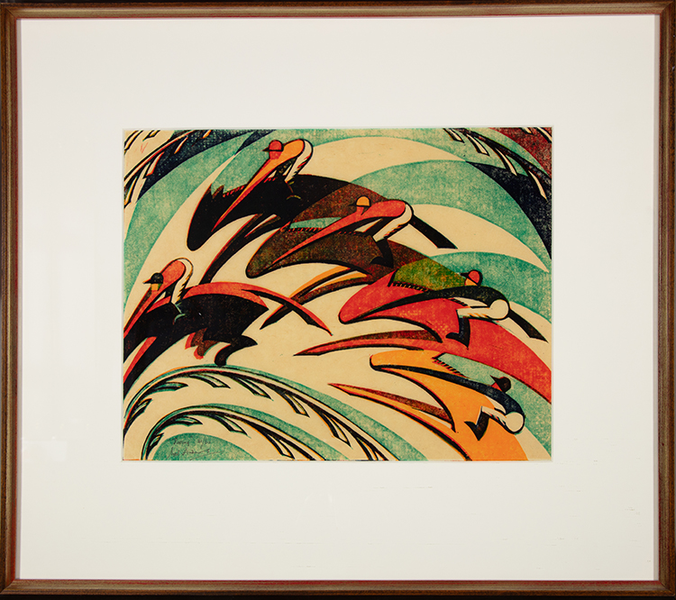 Racing by Sybil Andrews