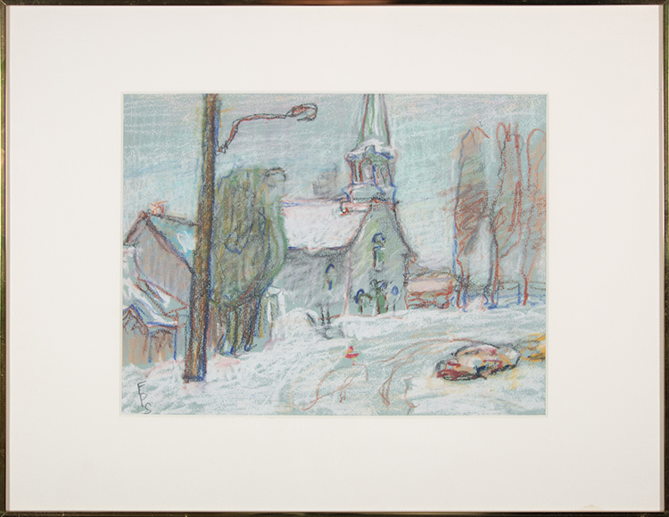 Church by Frederica Augusta (Freda) Pemberton-Smith