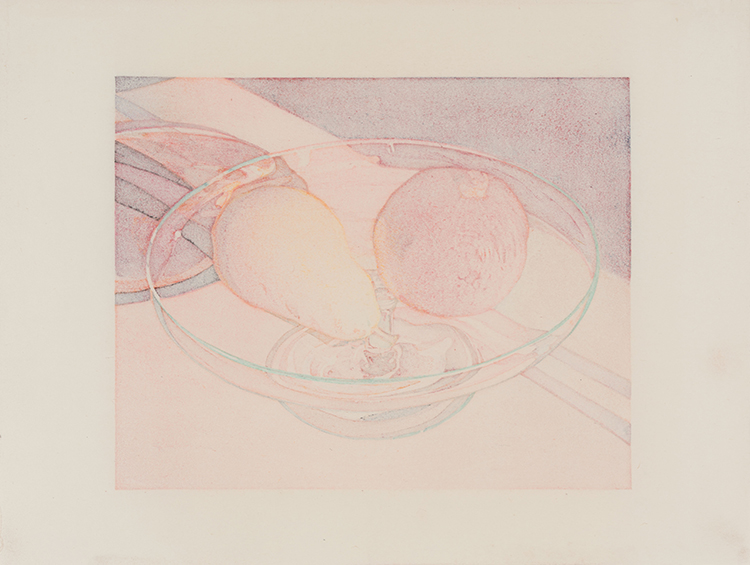 Pear and Pomegranate by Mary Frances Pratt