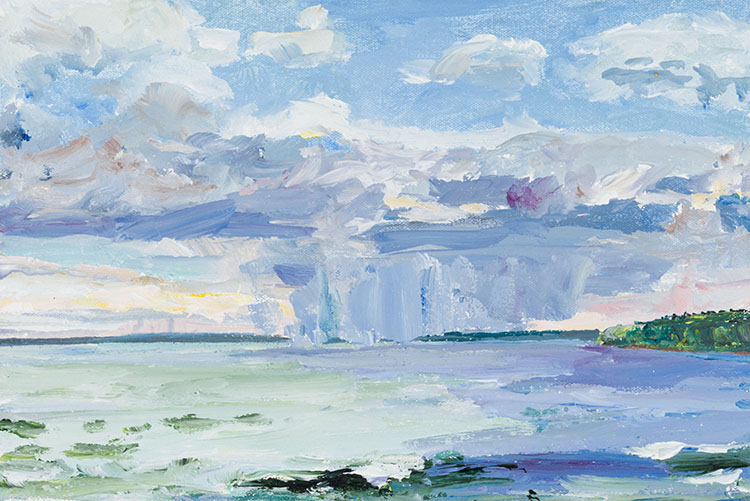 Rain Cloud at Waskesiu by Dorothy Knowles
