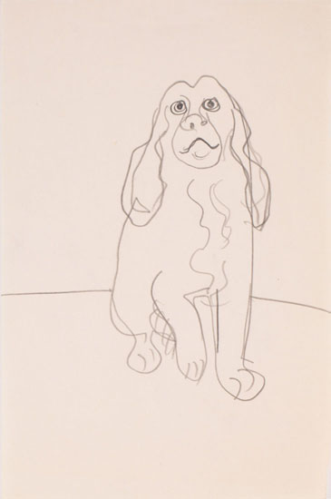 Sitting Dog par William Goodridge Roberts