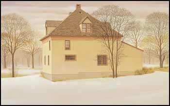 Tessier's Barn by Christopher Pratt sold for $27,500