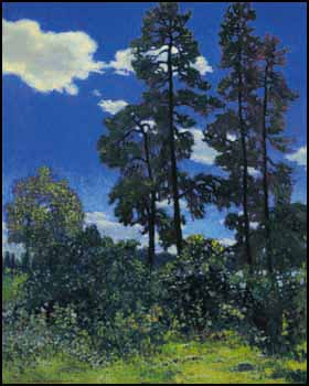 Midsummer - A Northern Lake by Frank Hans (Franz) Johnston sold for $172,500