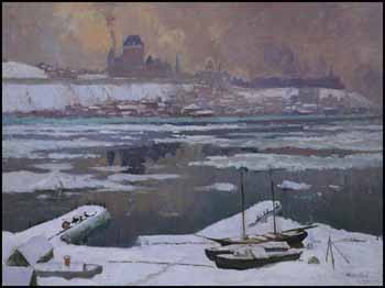 View of Quebec from Levis by Maurice Galbraith Cullen