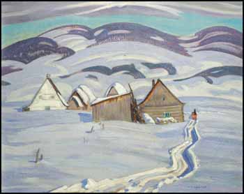 Winter Afternoon near Baie Saint-Paul, Quebec by Alexander Young (A.Y.) Jackson sold for $603,750