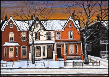 Along Wellesley Street by John Kasyn sold for $26,325