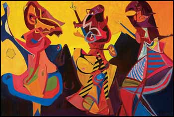The Great Ones by Jack Leonard Shadbolt sold for $128,700