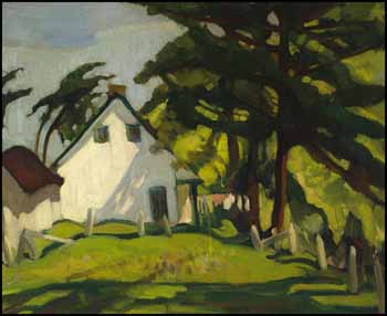 Cottage with Clothesline by Henrietta Mabel May