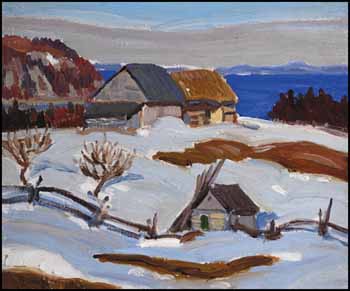 North Shore, Lower St. Lawrence by Randolph Stanley Hewton sold for $21,060