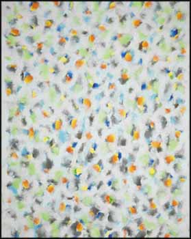 Orange Green Painting by Gershon Iskowitz sold for $41,300