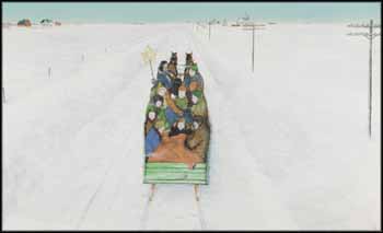 Our Carolers in Western Canada by William Kurelek sold for $383,500