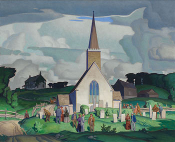 Country Crisis by Alfred Joseph (A.J.) Casson sold for $1,534,000