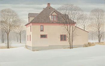 Tessier's Barn by Christopher Pratt sold for $73,250